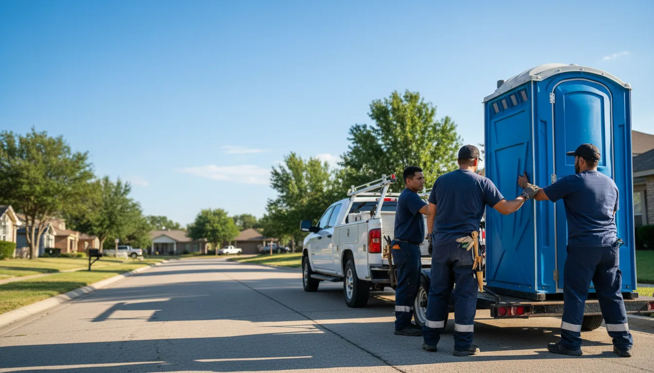 Portable Toilet Rental in Anderson, TX near me